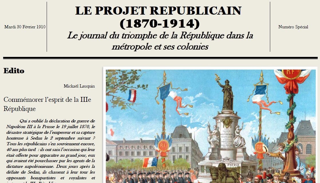 Réalisation d’un second journal numérique par des élèves de 1ère
