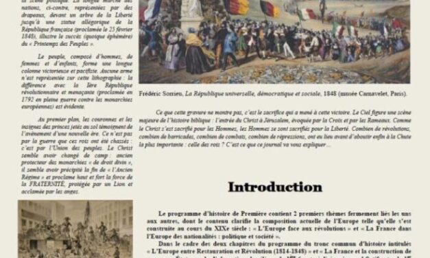 Réalisation d’un premier journal numérique par des élèves de 1ère