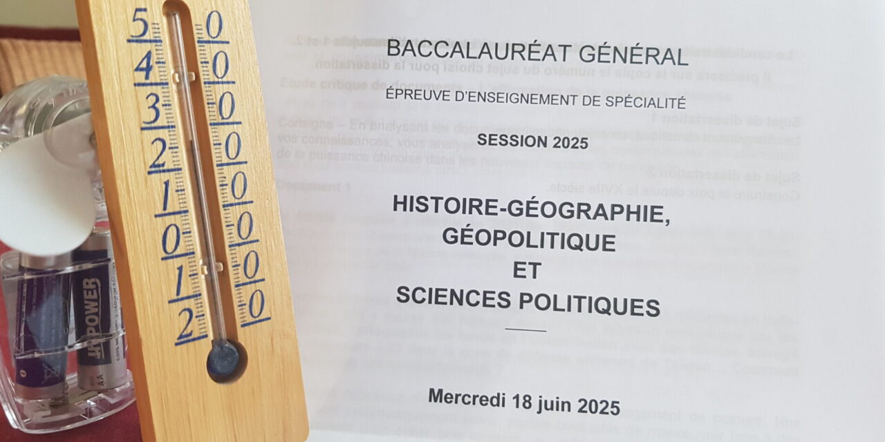 CORRIGÉ BAC 2025 – Jour 2 – Dissertation sujet 1 : Le changement climatique, un enjeu géopolitique