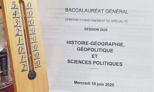 CORRIGÉ BAC 2025 – Jour 2 – Dissertation sujet 1 : Le changement climatique, un enjeu géopolitique