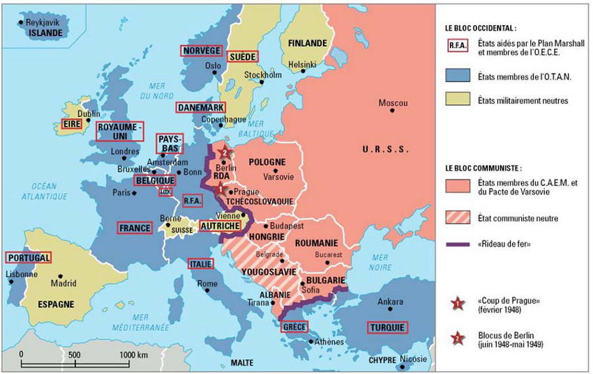 Dissertation sur l39europe pendant la guerre froide